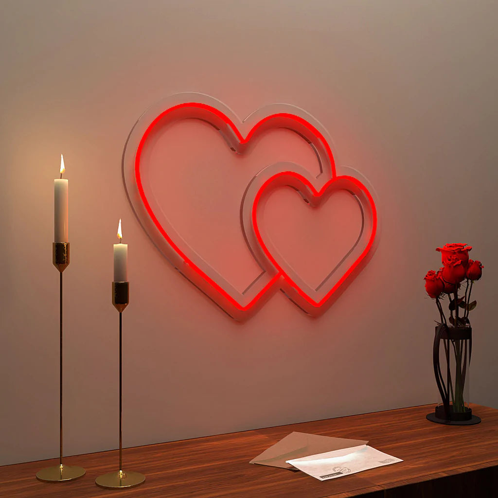 Love Heart Sign Neon Light