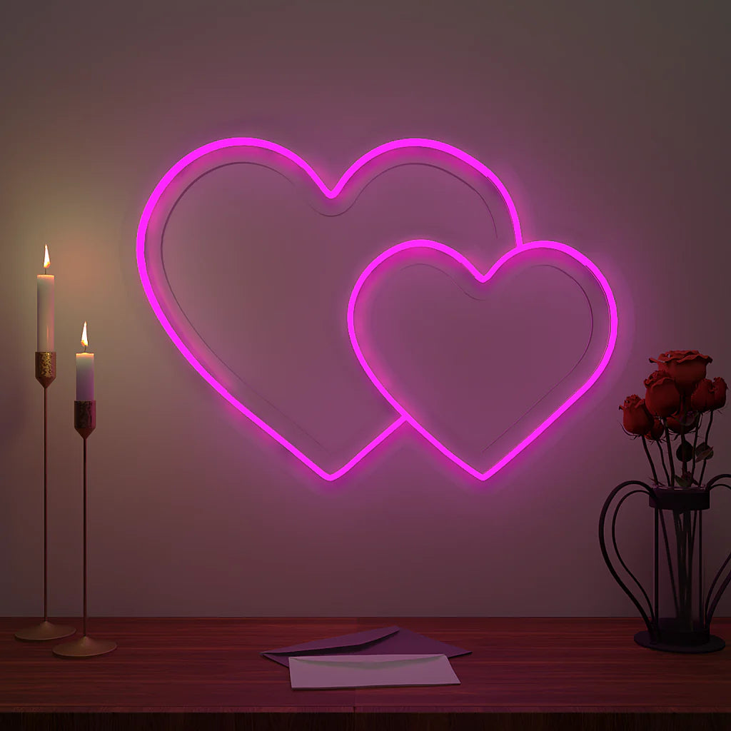 Love Heart Sign Neon Light