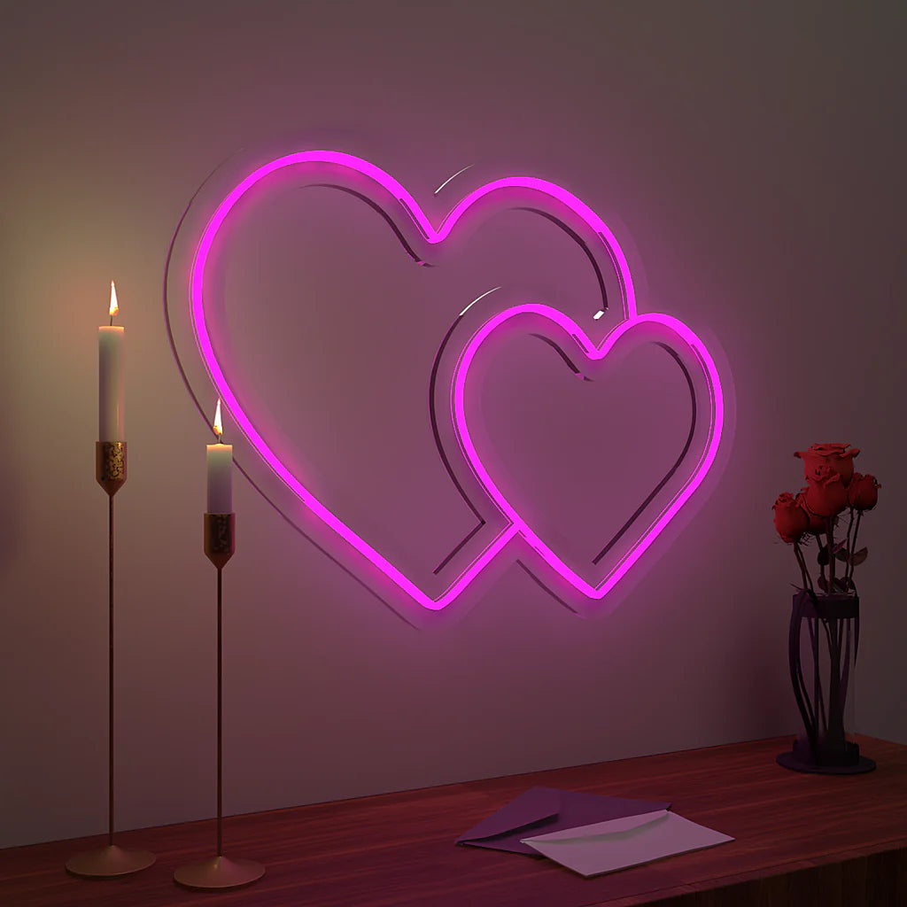 Love Heart Sign Neon Light