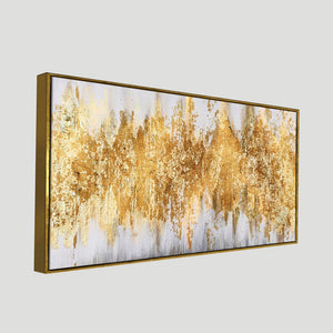 Luxurious Golden Pattern Premium Canvas Wall Painting