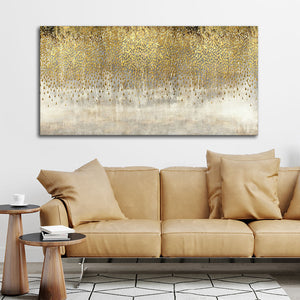 Luxurious Golden Pattern Premium Wall Painting