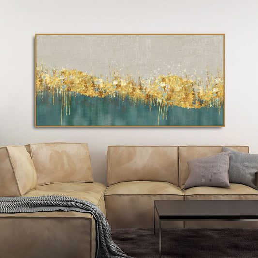 Luxurious Golden Texture Premium Wall Painting