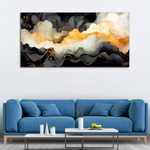 Luxury Abstract Fluid Art Canvas Wall Painting