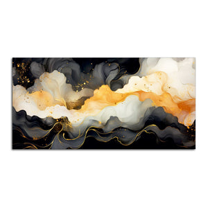 Luxury Abstract Fluid Art Canvas Wall Painting