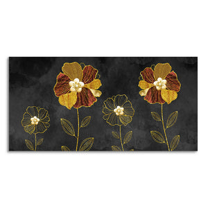 Luxury Style Flower Premium Wall Painting