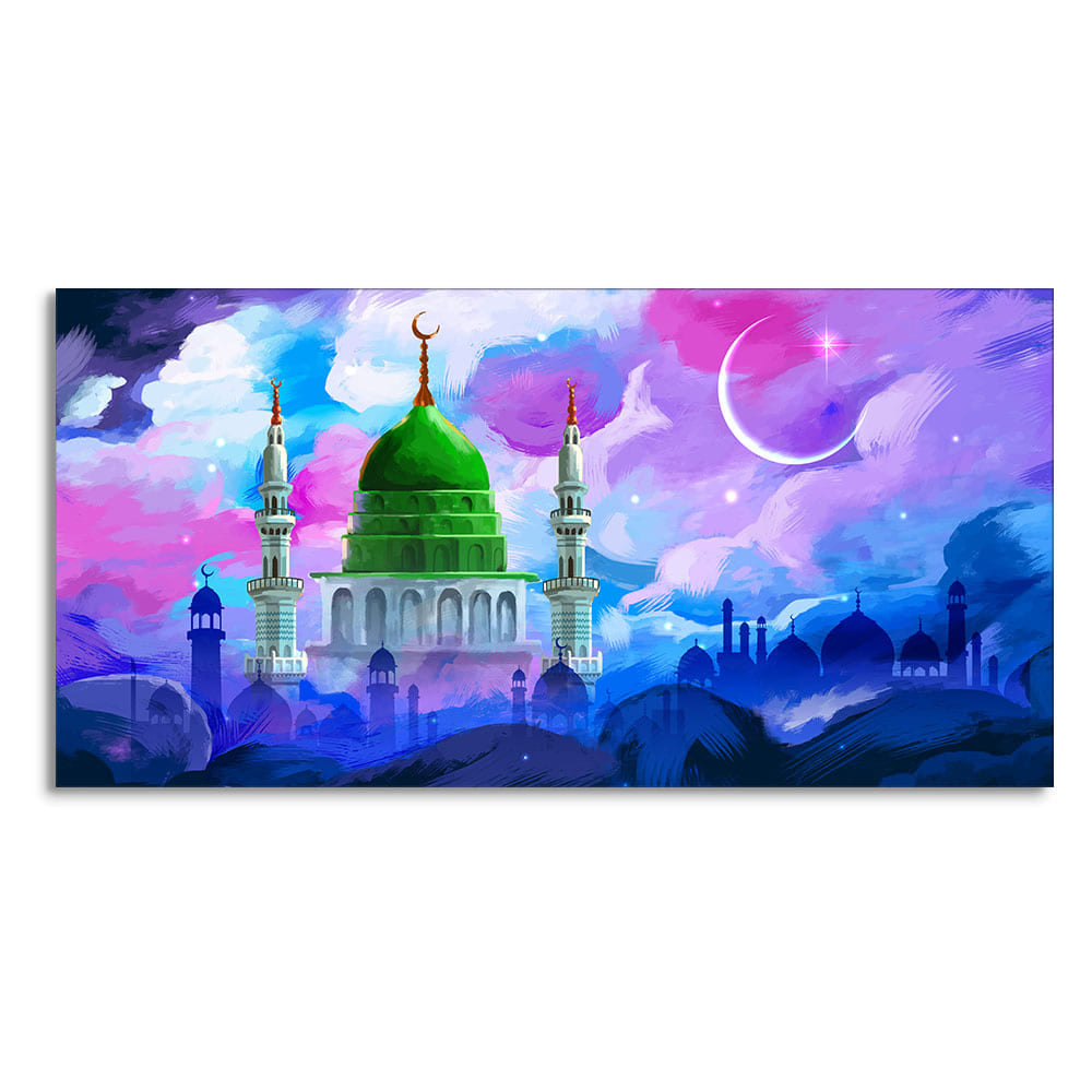 Madina Masjid Islamic Canvas Wall Painting