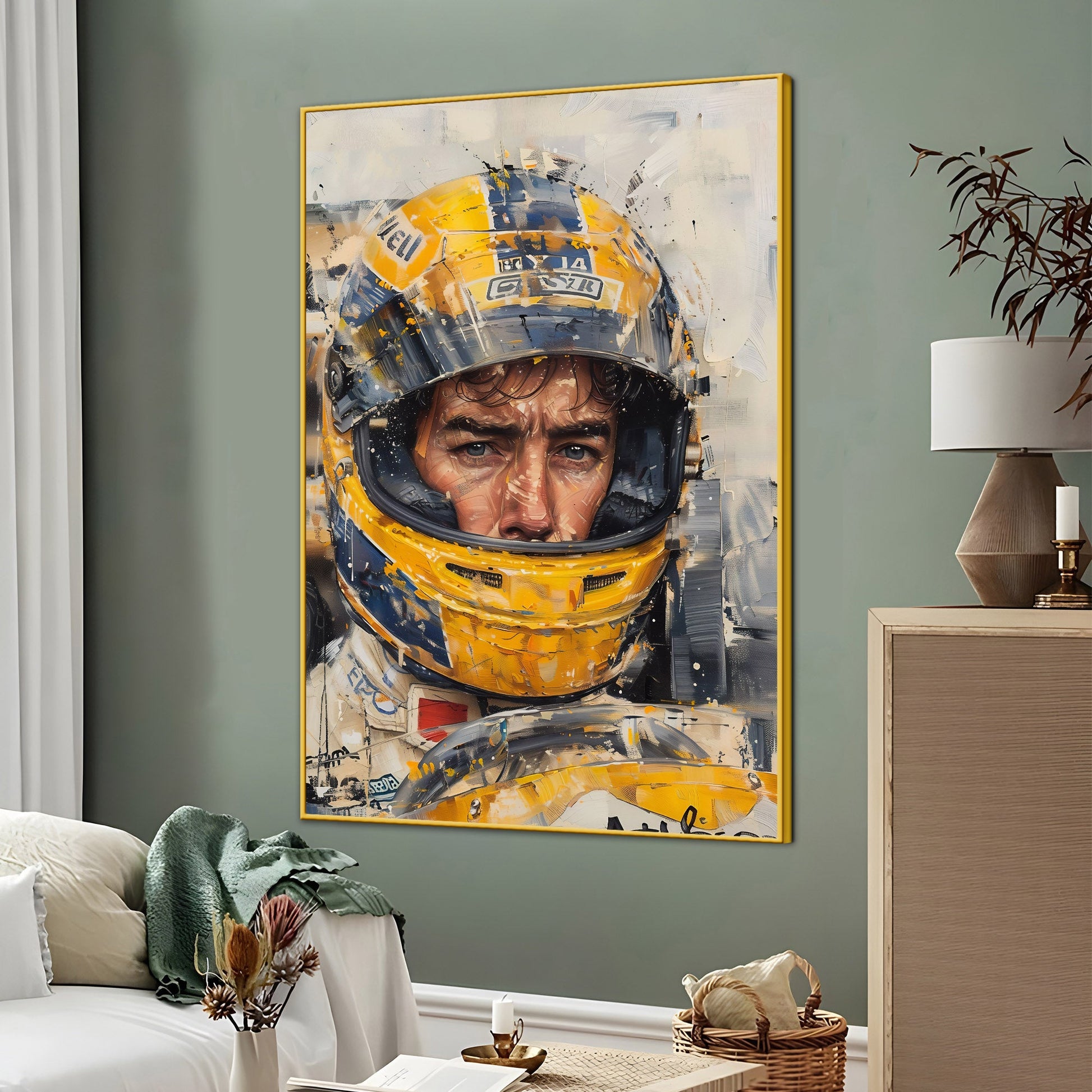 Magic Senna Last Drive Cotton Canvas Wall Painting