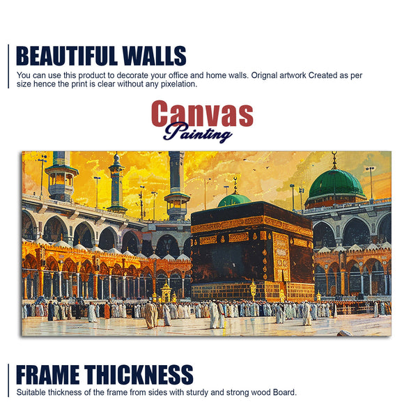 Makkah al-Mukarramah Kabba islamic Canvas Wall Painting