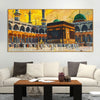 Makkah al-Mukarramah Kabba islamic Canvas Wall Painting