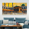 Makkah al-Mukarramah Kabba islamic Canvas Wall Painting