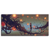 Man Walking on Tree Canvas Wall Painting