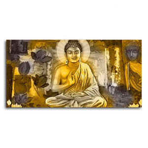 Meditating Lord Buddha Premium Wall Painting