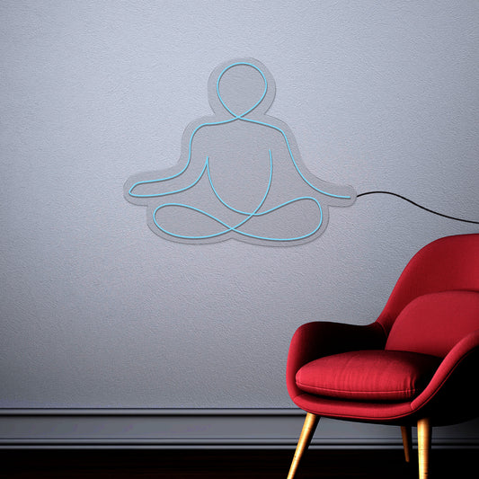 Meditation Neon Sign LED Light