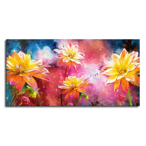 Modern Abstract Art of Flowers Canvas Wall Painting