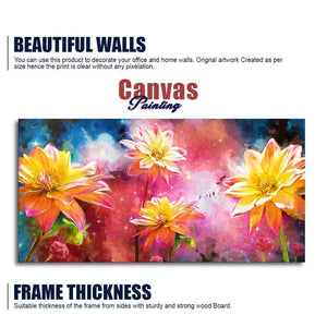 Modern Abstract Art of Flowers Canvas Wall Painting