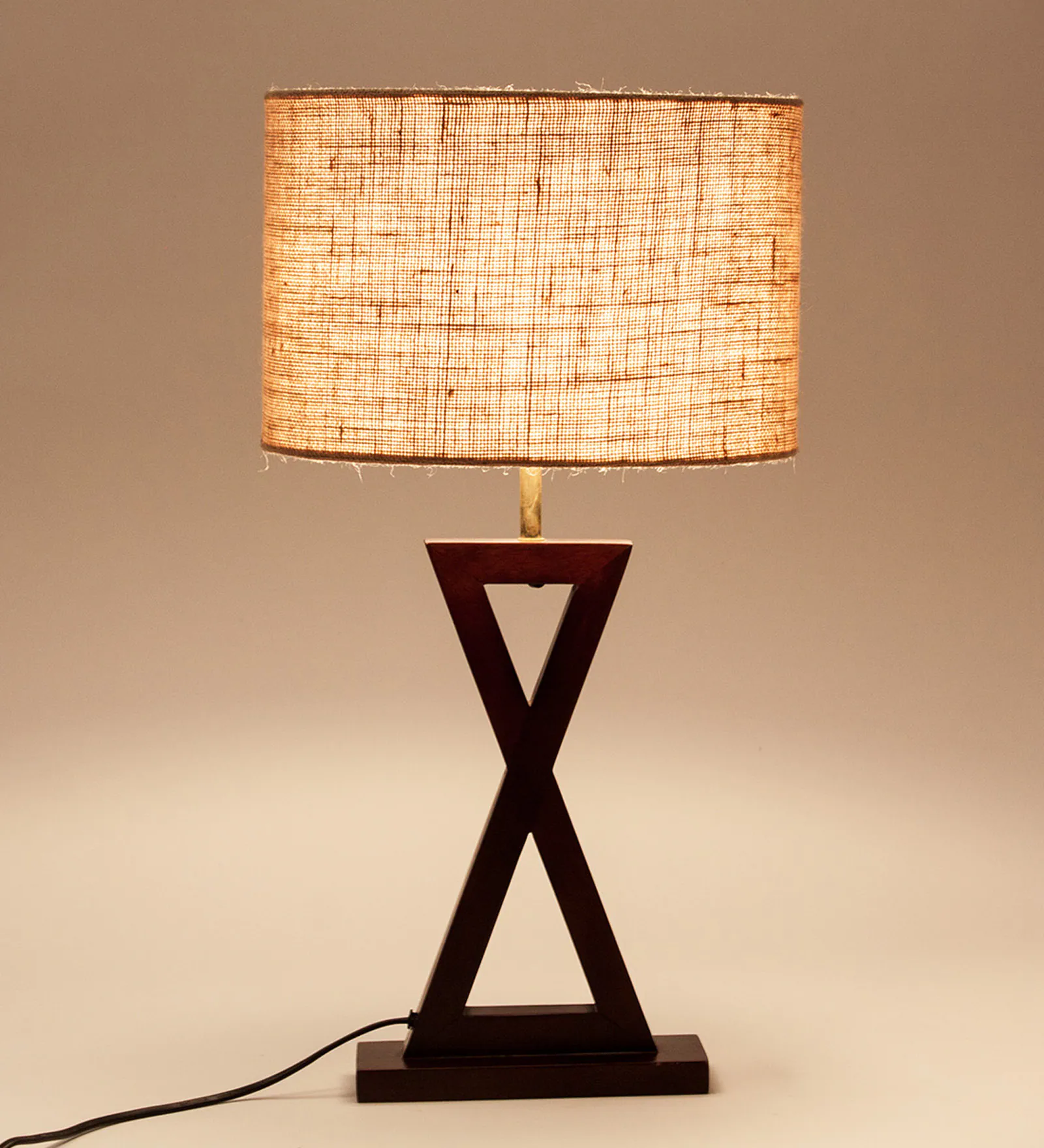 Modern Decorative Natural Jute Shade Table Lamp