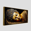 Modern Golden Buddha Statue Premium Canvas Wall Painting