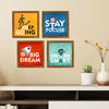Modern Motivational Quotes Art Premium Art Wall Frame Set of Four