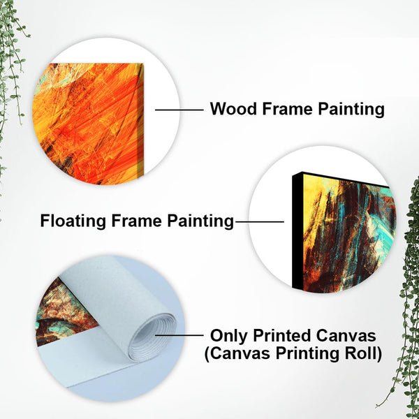 Modern Texture Colorful Abstract Canvas Wall Painting