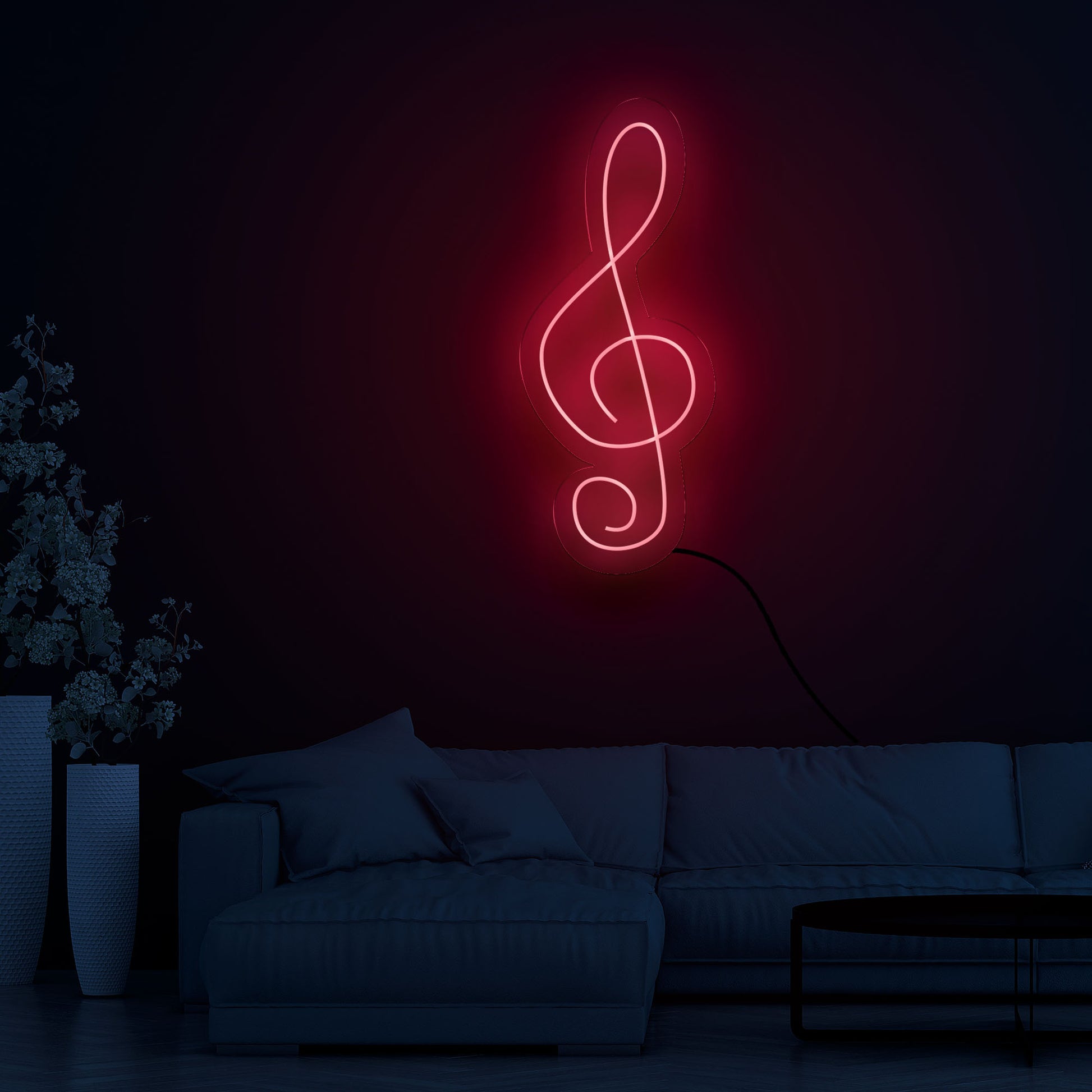 Musical Note Neon Sign LED Light