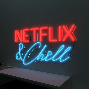 Netflix & Chill Text Neon LED Light