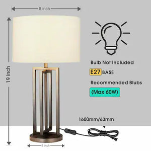 Nordic Style Decorative Metal Finish Table Lamp