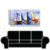 Sailing Boats in Ocean Canvas Wall Painting
