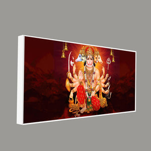 Panchmukhi Bajrangbali Canvas Wall Painting