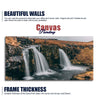 Panoramic Canvas Wall Painting of Amazing Waterfall in Iceland
