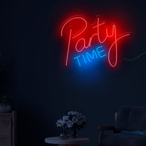 Party Time Text Neon Sign LED Light