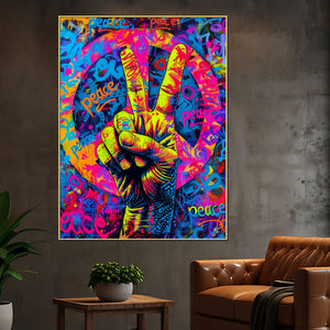 Peace Of Mind Cotton Canvas Wall Painting