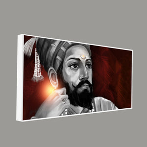 Portrait of Chhatrapati Shivaji Maharaj Wall Painting