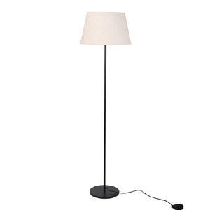 Premium Black Polished Modern Metal Sleek Floor Lamp