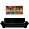 Premium Canvas Wall Painting of African Warli Art