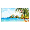 Premium Canvas Wall Painting of Beautiful Beach Scenery