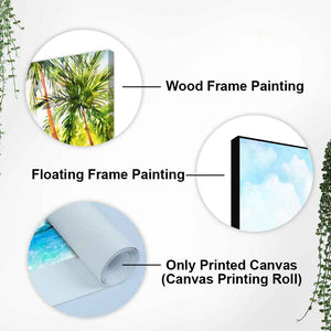 Premium Canvas Wall Painting of Beautiful Beach Scenery