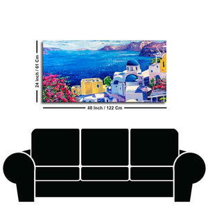 Premium Canvas Wall Painting of Greek Scenery