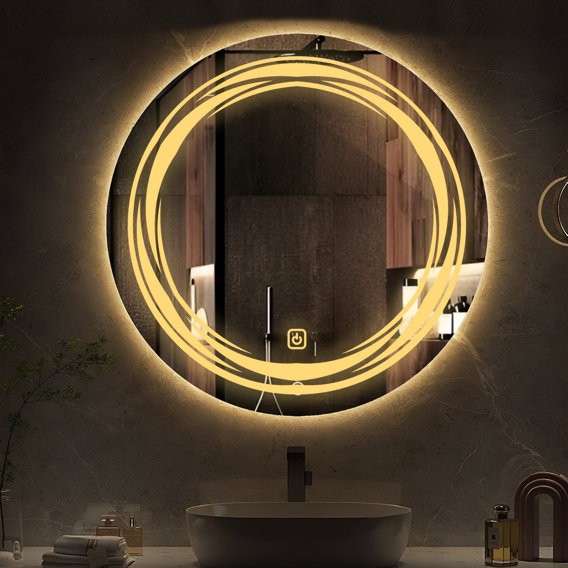 Premium Decorative LED Bathroom Wall Mirror