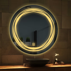 Premium Decorative LED Bathroom Wall Mirror