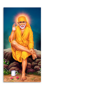 Premium Shirdi Sai Baba Canvas Wall Painting