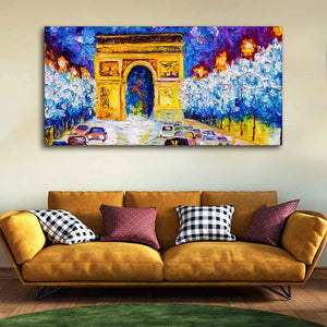 Premium Wall Painting of Abstract Arc de Triomphe