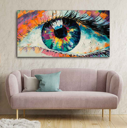 Premium Wall Painting of Conceptual Abstract Picture of the Eye