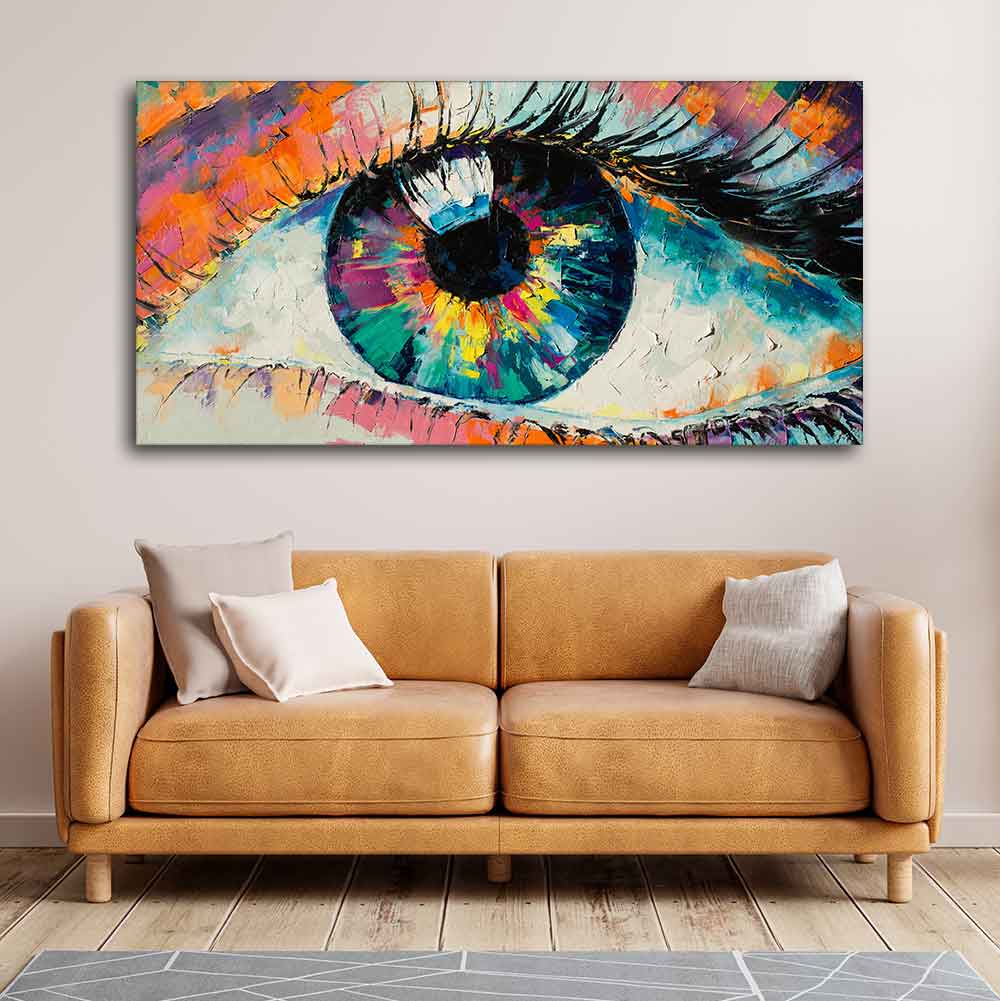 Premium Wall Painting of Conceptual Abstract Picture of the Eye