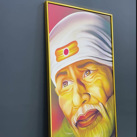 Beautiful Shirdi Sai Baba Canvas Wall Painting