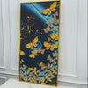 Premium Golden Flying Butterflies Canvas Wall Painting