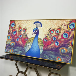 Beautiful Peacock in Traditional Style Canvas Wall Painiting