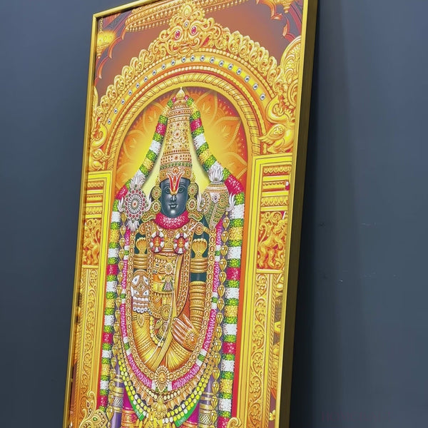 Lord Tirupati BalaJi Canvas Wall Painting