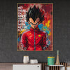 Prince Vegeta of Fallen Saiyan Cotton Canvas Wall Painting