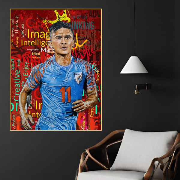 Prince Without Crown Sunil Chettry Cotton Canvas Wall Painting