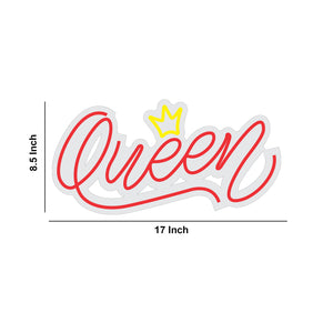 Queen Crown Neon Sign LED Light